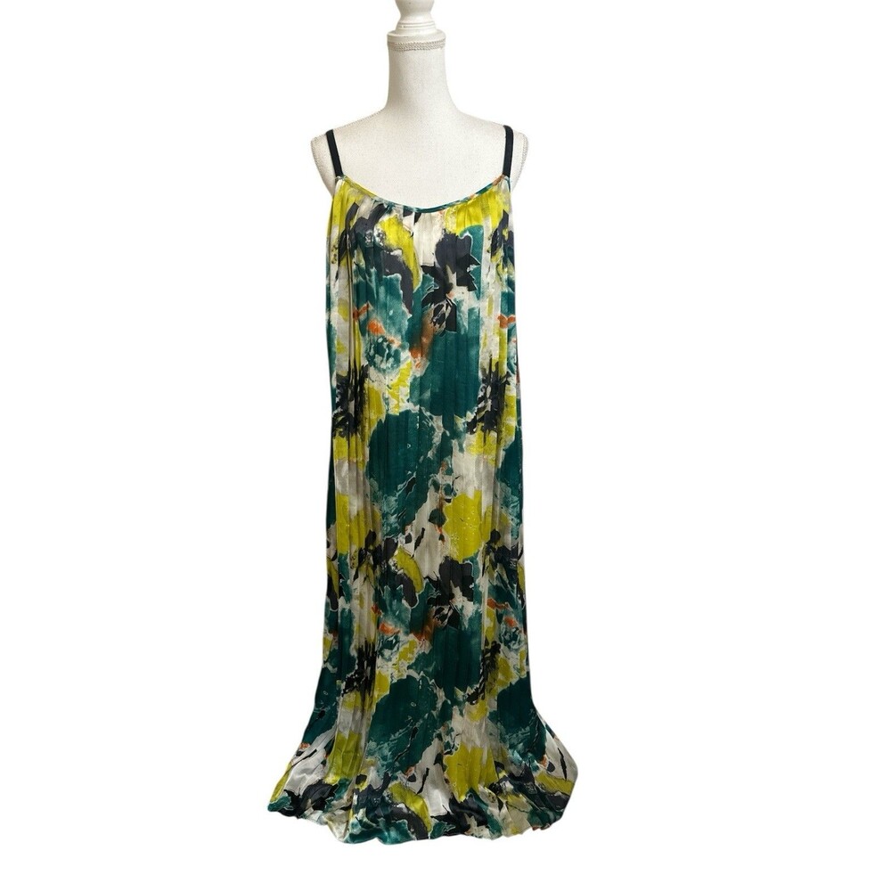 Sabine Women's S Santorini Pleated Maxi Dress Small